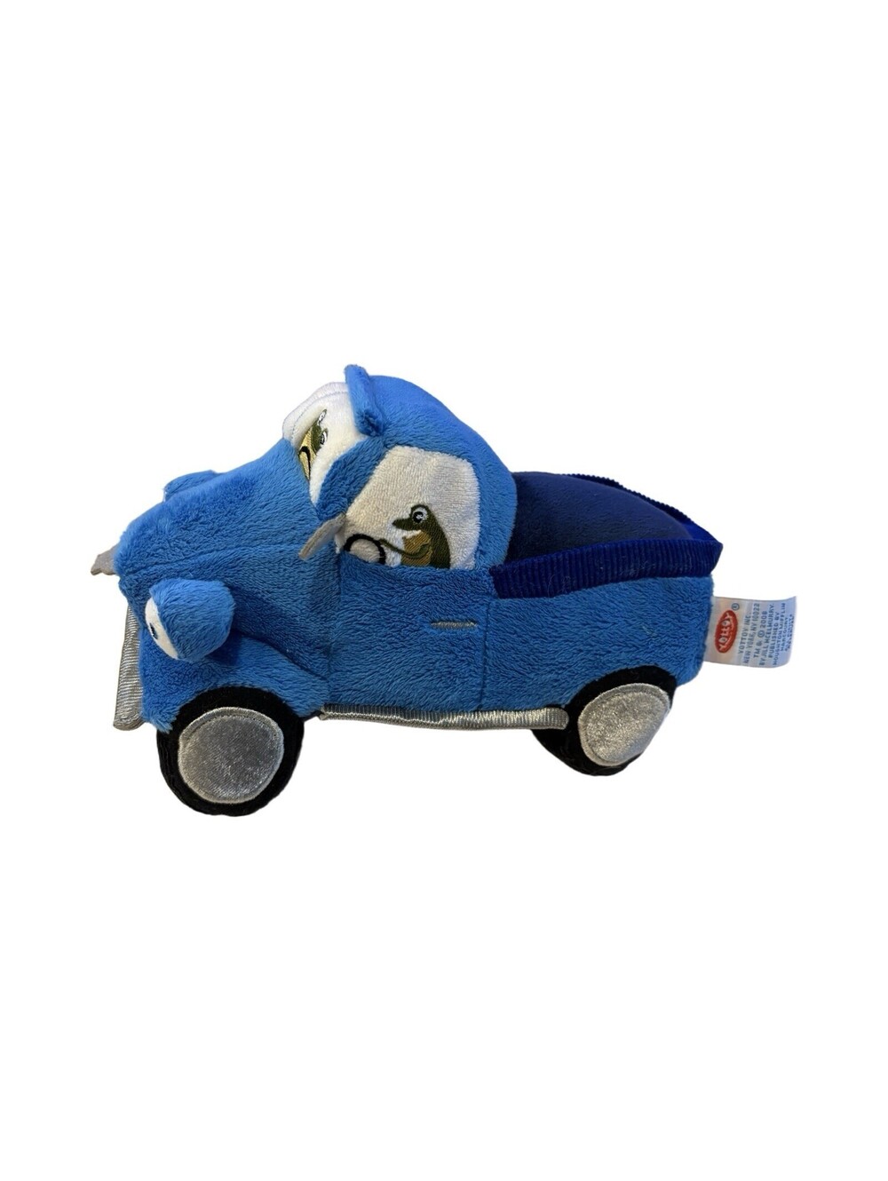 Yottoy Jill Mcelmurry's Plush Little Blue Truck Stuffed Car Frog Driver 8" 2008